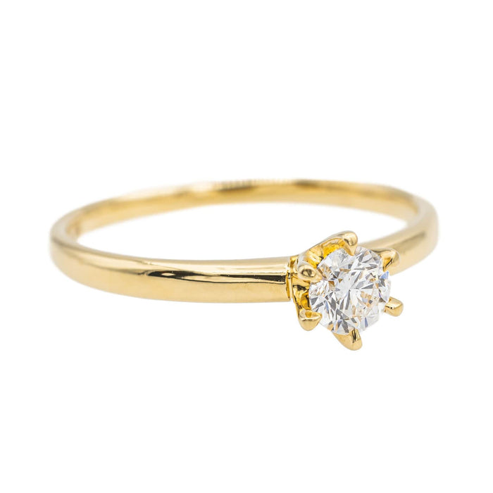 Bague 53 Bague Solitaire Or jaune Diamant 58 Facettes 3249826CN