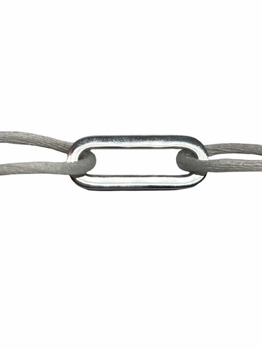 Bracelet cordon Dinh Van Maillon L or blanc et diamants 58 Facettes