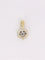 Pendentif Pendentif or jaune et blanc marguerite vintage diamants 58 Facettes J408