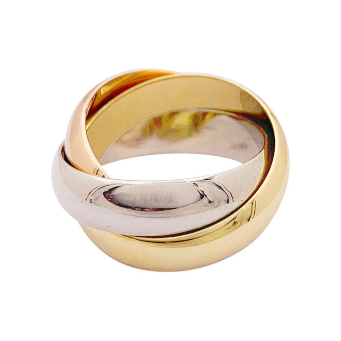 Bague 50 Bague Cartier, "Trinity", trois ors. 58 Facettes 33965