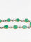 Bracelet Bracelet ancien cabochons d'émeraudes or jaune diamants 58 Facettes 777