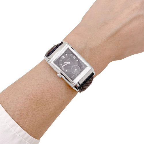 Montre Montre Homme Jaeger Lecoultre, "Duoface Night & Day", acier. 58 Facettes 34835