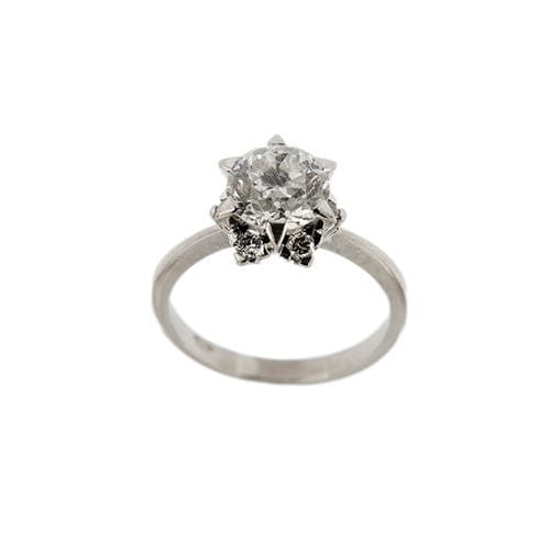 Bague 50 Bague solitaire avec diamant 58 Facettes 33443