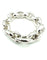 Bracelet HERMES. Collection "Acrobate", bracelet argent GM 58 Facettes