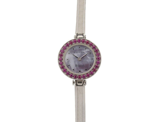 Montre montre BULGARI b zero 1 22 mm quartz en acier palladie grenat rose 58 Facettes 261016