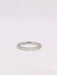 Bague 54 MAUBOUSSIN - Alliance or blanc diamants 1 carat 58 Facettes J367