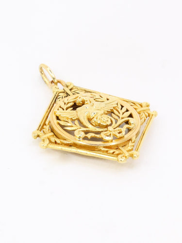 Pendentif Pendentif Chimère Art Nouveau or jaune nacre 58 Facettes 1149.2