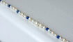 Collier Collier perles de culture et lapis lazuli or jaune 58 Facettes