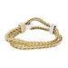 Bracelet Bracelet Pomellato, "Corde", deux ors, diamants. 58 Facettes 33791