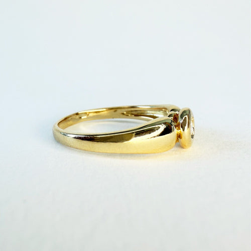 Bague 51 Bague solitaire or jaune et diamant 58 Facettes INV040