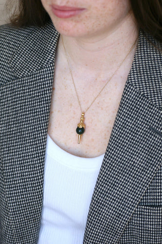 Montre Clef de Montre or jaune et Jaspe Sanguin 58 Facettes