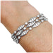 Bracelet Bracelet Chaumet en or blanc modèle "Classique", diamants. 58 Facettes 23683