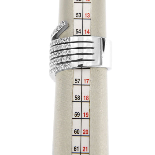 Bague 56 Bague bandeau diamants 58 Facettes 20844