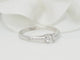 Bague 53 Bague solitaire en or blanc et diamants 0.30 ct 58 Facettes 32448/31791