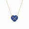 Collier Tiffany & Co - Collier vintage en or jaune et lapis-lazuli Cross My Heart 58 Facettes G13976