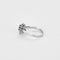 Bague 53 Bague Marguerite or gris, saphir et diamants 58 Facettes GAP14742