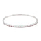 Bracelet Bracelet Jonc Or blanc Rubis 58 Facettes 3350860CN