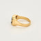 Bague 54,5 Bague or jaune, saphirs et diamants 58 Facettes SMA0067