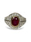 Bague 53 Bague ancienne or jaune rubis et diamants 58 Facettes 880