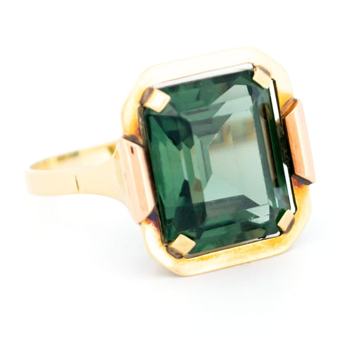 Bague 54 Bague solitaire en or jaune et spinelle 58 Facettes 4900B12D3FA24E9B81B19370D159EC87