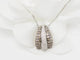 Collier Collier pendentif en or blanc et diamants 58 Facettes 29193