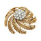 Broche Broche Cartier en or jaune et diamants. 58 Facettes 31850