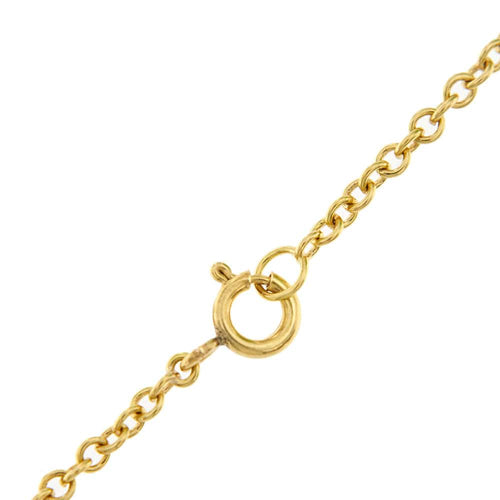 Collier Collier avec rose corail et diamants 58 Facettes 28810