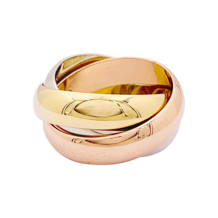 Bague 50 Bague Cartier, "Trinity", trois ors. 58 Facettes 33965