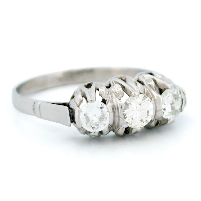 Bague 56.5 Bague rangée de diamants en platine 58 Facettes E21A02E8004B462299BEFEECB2F874FF