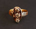Bague 58 Bague Ancienne sertie de Diamants, Or Rose 58 Facettes