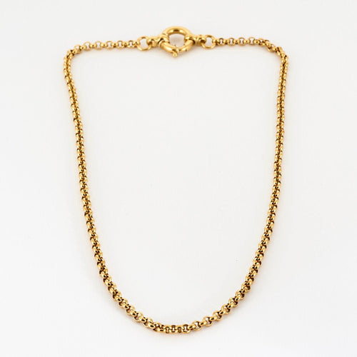 Collier Collier or jaune maille jaseron 58 Facettes CLA0602