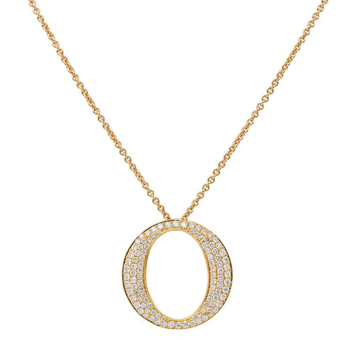 Collier Collier Or rose Diamant 58 Facettes 2635508CN