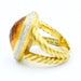 Bague 51 DAVID YURMAN - Bague cocktail en or jaune topaze champagne et diamants 58 Facettes 198