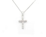 Collier Collier avec pendentif croix et diamants 0,28 ct 58 Facettes