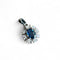 Pendentif Pendentif marguerite saphir diamants 58 Facettes 231