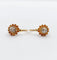 Boucles d'oreilles Dormeuses victorienne or roses 18k et 0,60 carats diamants tailles ancienne(circa 1890) 58 Facettes A05775