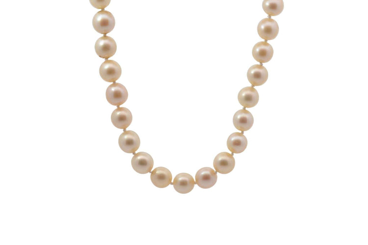 Náhrdelník Náhrdelník s kultivovanými perlami a zlatým zapínáním 58 Facettes 27746