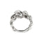 Bague 53 Bague gourmette Or blanc Diamants 58 Facettes 35796