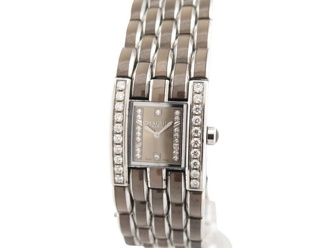 Montre montre CHAUMET khesis 23 mm acier cristal etoile quartz 58 Facettes 260891