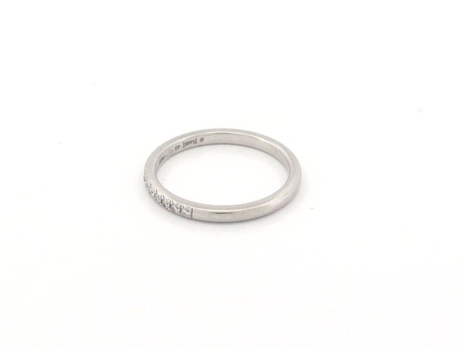 ring PIAGET platina en diamanten trouwring