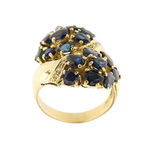 Bague 63 Bague 2 motifs saphirs et diamants 58 Facettes 34488