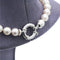 Collier Collier de perles japonaises avec fermoir en or blanc 58 Facettes