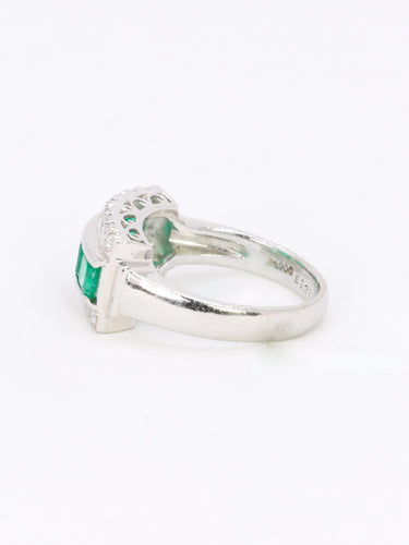 Bague 50 Bague vintage émeraudes diamants 58 Facettes 1131.3