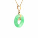 Pendentif Pendentif Or Jaune, Diamant, Jade 58 Facettes 2-PEB1-GS32226-15