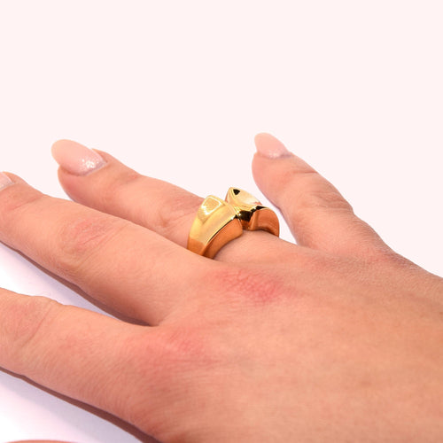 Bague 14 bague en or 18 carats 58 Facettes 81267767