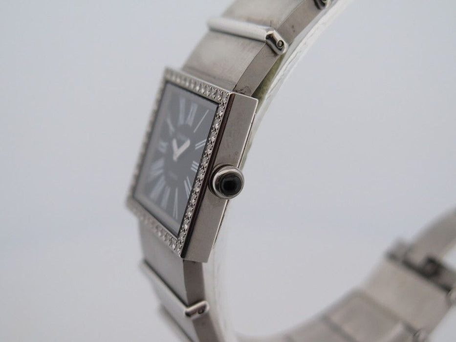 Montre vintage montre CHANEL mademoiselle acier & diamants 58 Facettes 260343