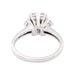 Bague 57 Bague marguerite or blanc, diamants. 58 Facettes 33973