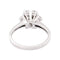 Bague 57 Bague marguerite or blanc, diamants. 58 Facettes 33973