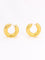 Boucles d'oreilles Boucles d'oreilles Créoles vintage or jaune mat 58 Facettes 1140.1