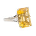 Bague 55 Bague Or blanc Citrine 58 Facettes 2830638CN